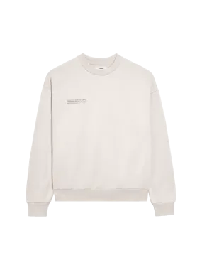 In Conversion Cotton Sweatshirt—cotton white