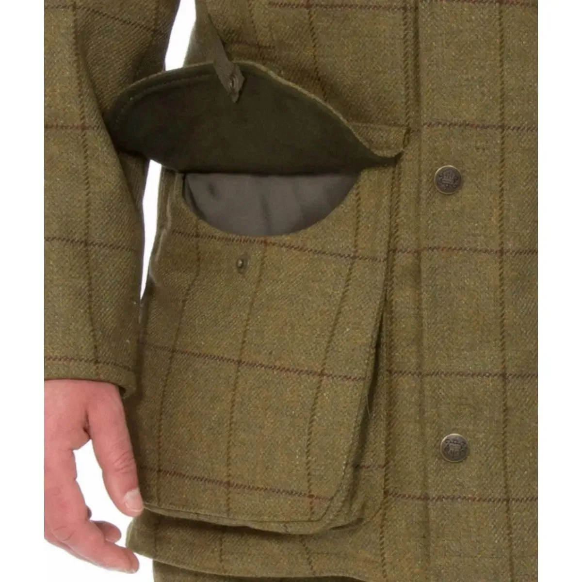 30% OFF - ALAN PAINE Rutland Mens Waterproof Shooting Coat - Lichen - Sizes: 2XL & 3XL