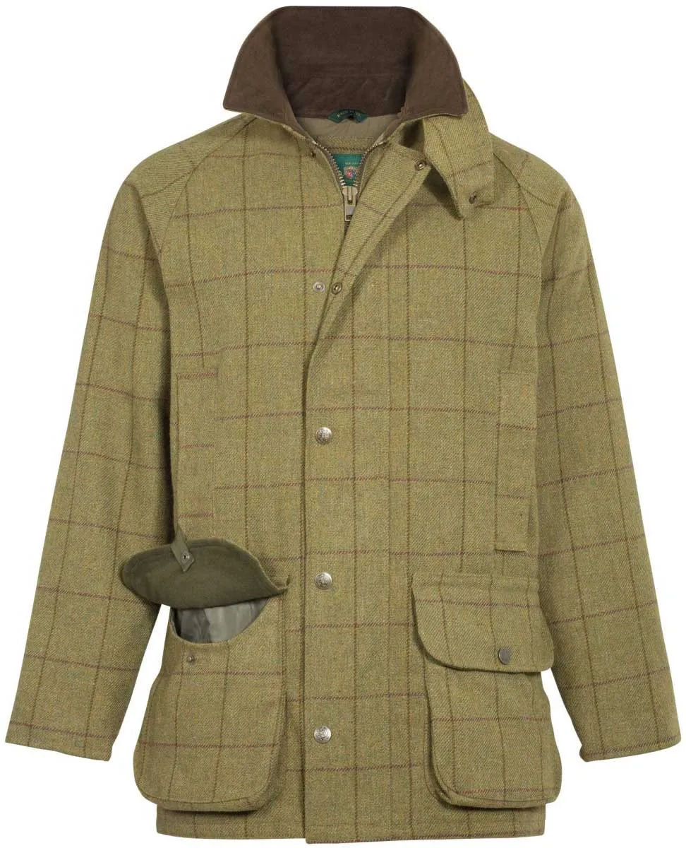 30% OFF - ALAN PAINE Rutland Mens Waterproof Shooting Coat - Lichen - Sizes: 2XL & 3XL