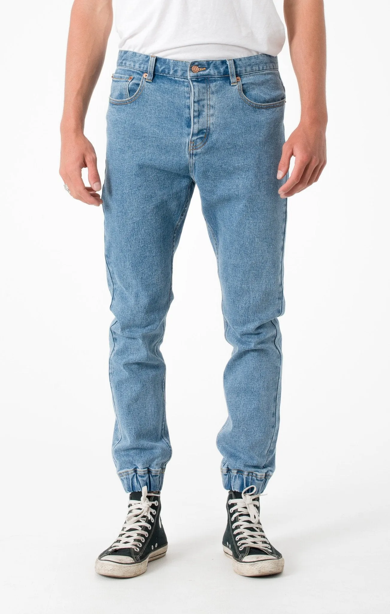 Afends Mens Reclaim - Vintage Blue - Denim Pant