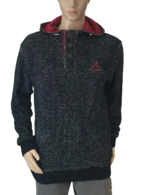 Alabama Crimson Tide Chiliwear 3-Button Long Sleeve Hoodie Sweatshirt (L)