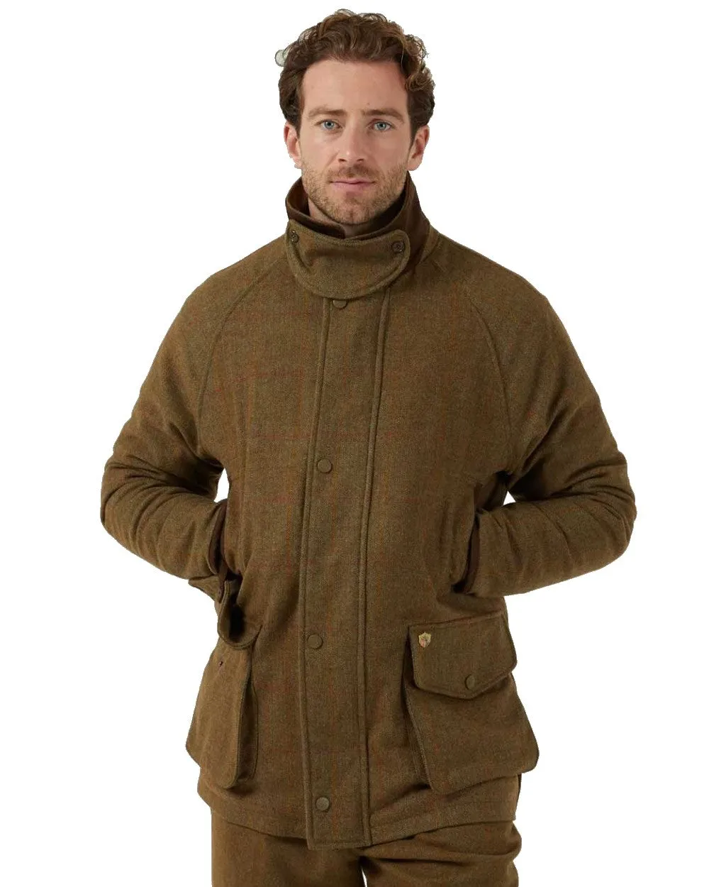 Alan Paine Combrook Tweed Waterproof Coat