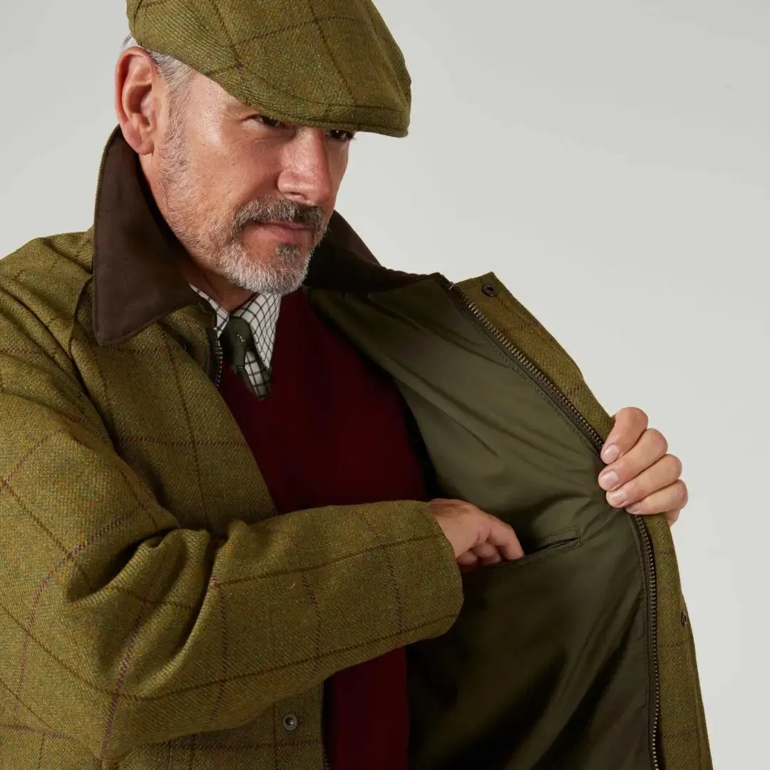 Alan Paine Men's Rutland Waterproof Tweed Coat