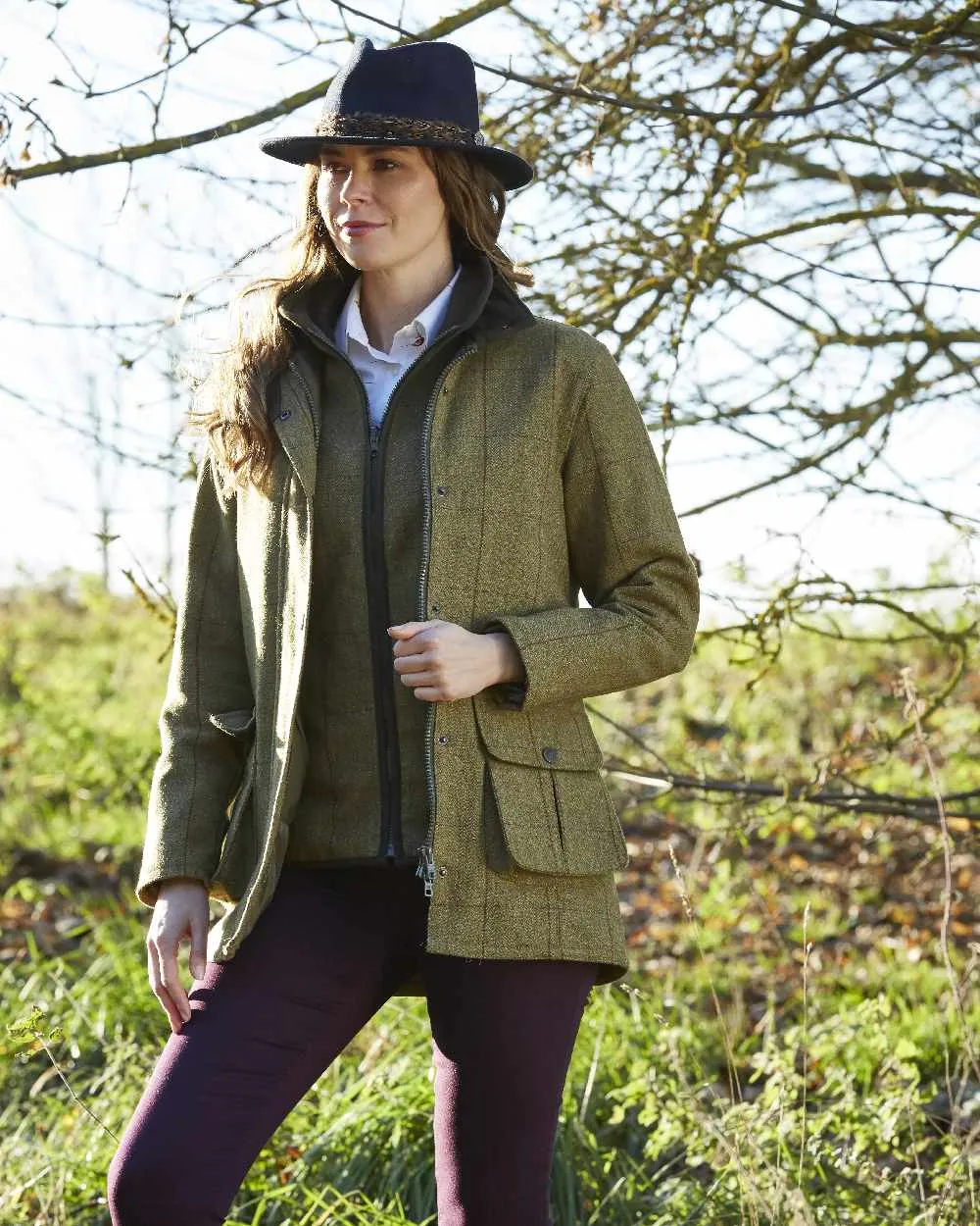 Alan Paine Rutland Ladies Waterproof Tweed Jacket