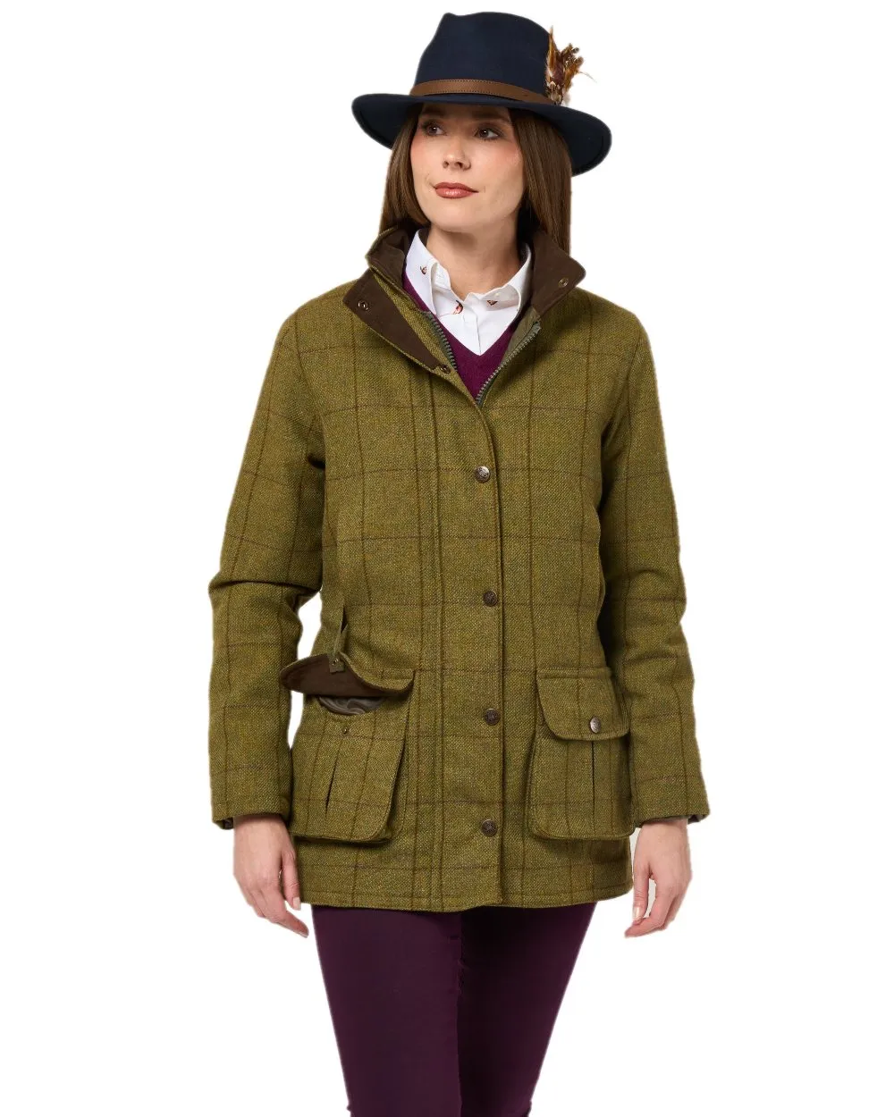 Alan Paine Rutland Ladies Waterproof Tweed Jacket