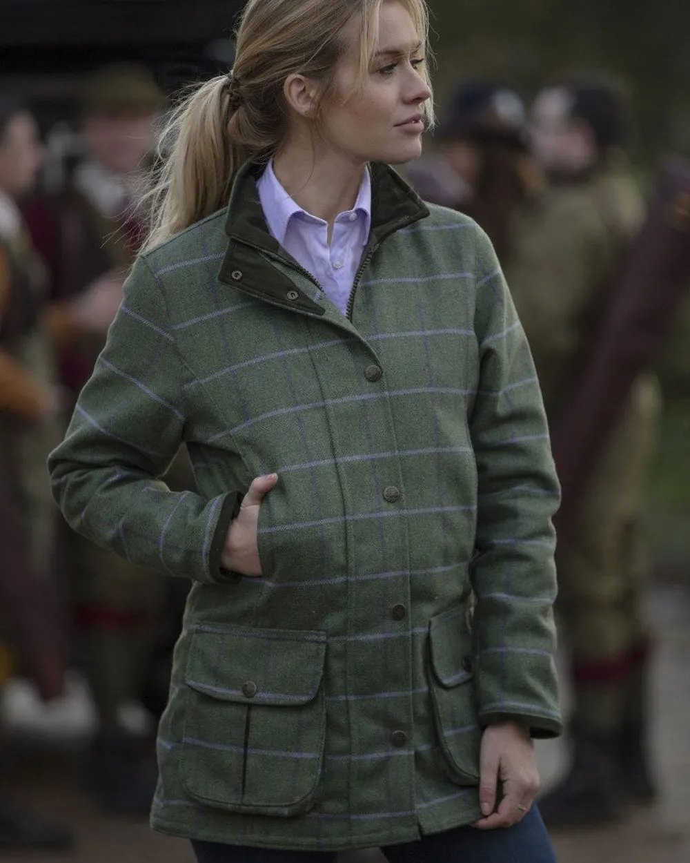 Alan Paine Rutland Ladies Waterproof Tweed Jacket