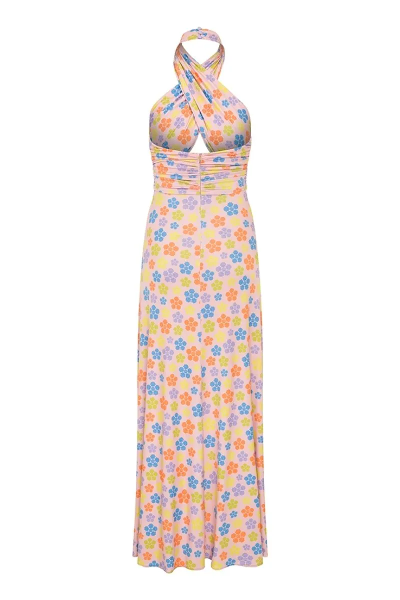 ANEMONE COLORFUL MAXI DRESS