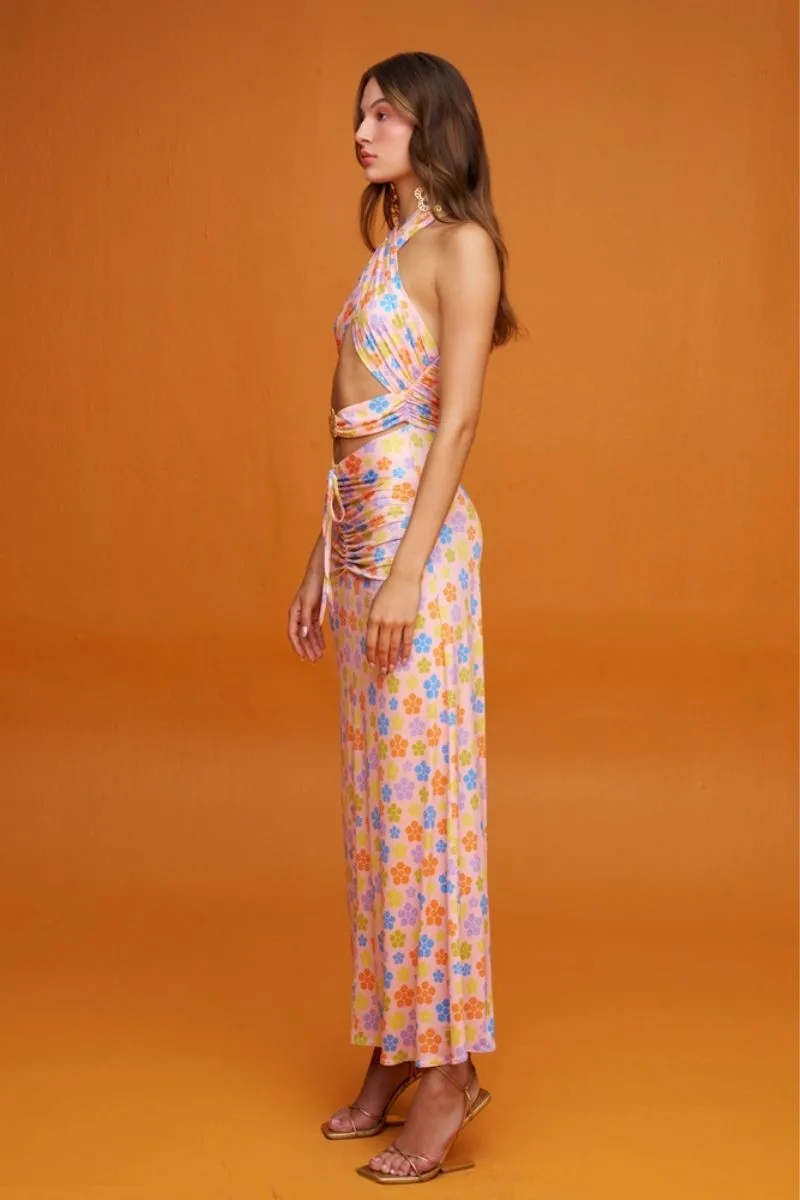 ANEMONE COLORFUL MAXI DRESS