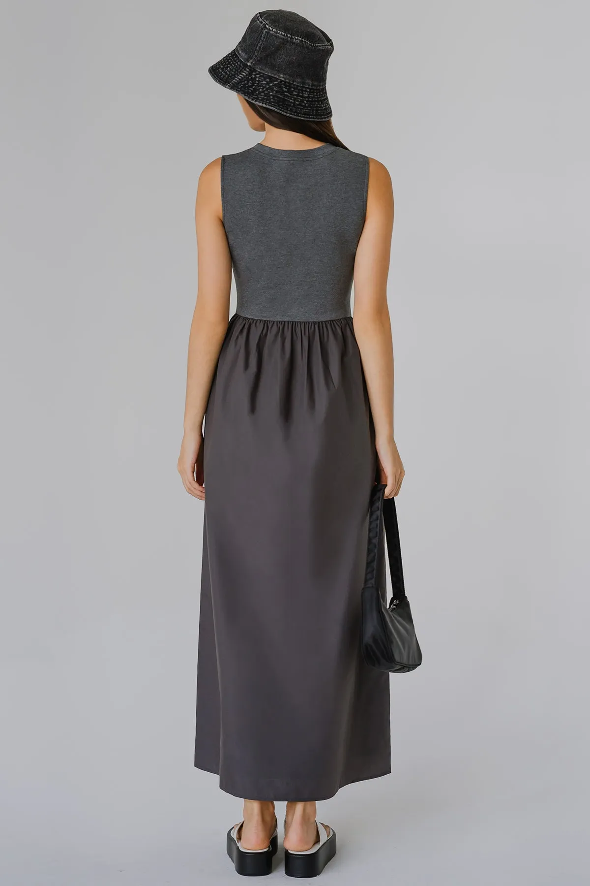 Avenue Duo Dress (Dark Grey)