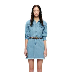 Bayeas Women's The Resa Denim Shirt Light Blue Dress