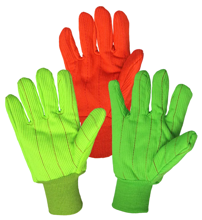 Boss 30PCN Bedford Cord 2-Ply Poly/Cotton High-Vis w/ Knit Wrist