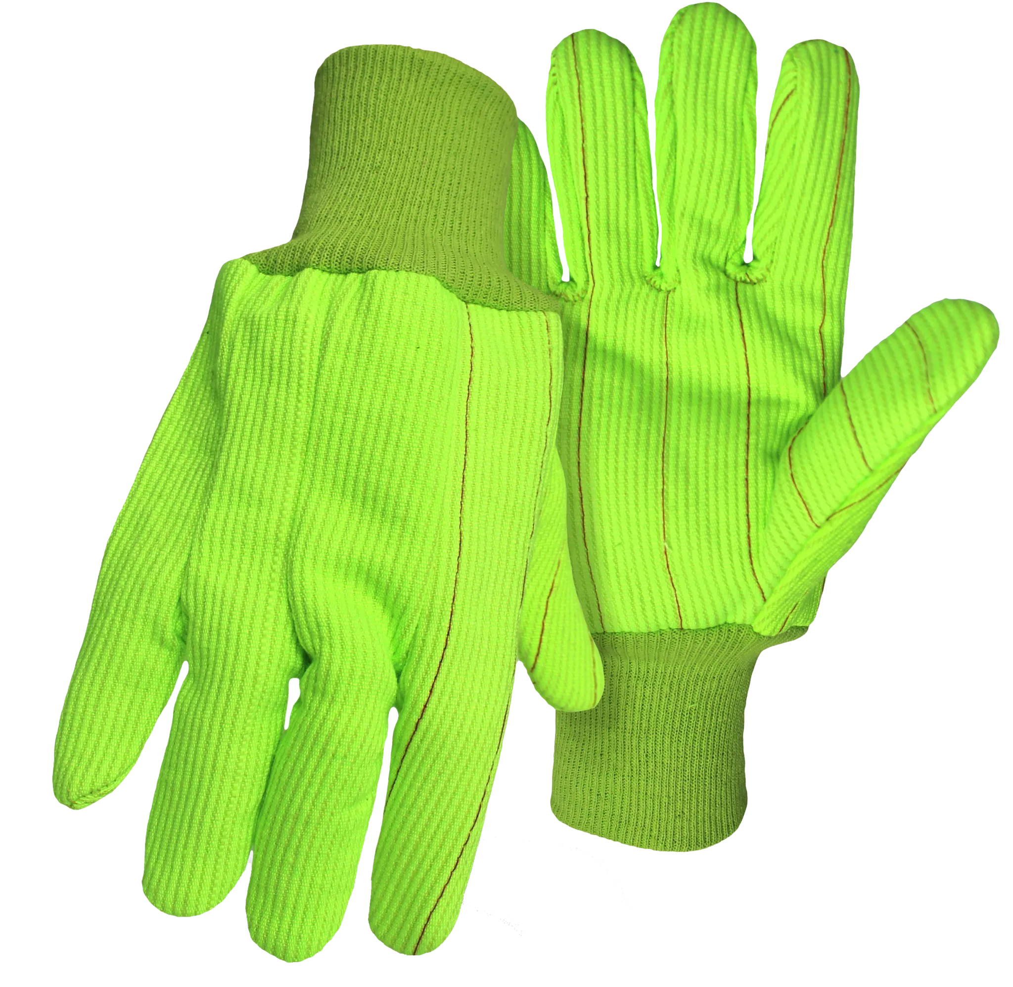 Boss 30PCN Bedford Cord 2-Ply Poly/Cotton High-Vis w/ Knit Wrist