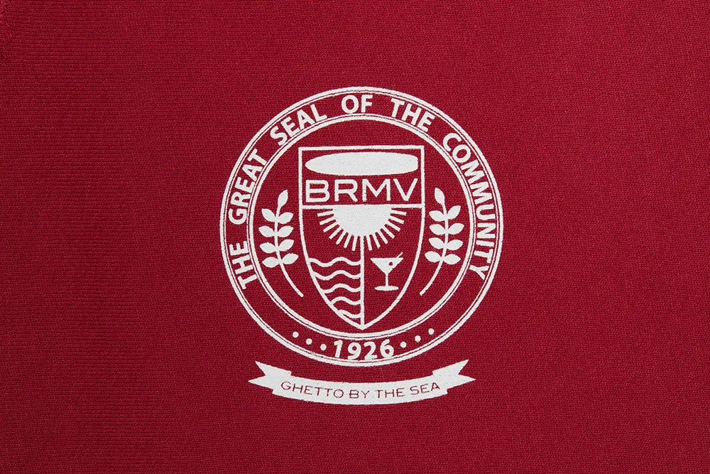 BRMV Pull-over Hooded Sweatshirt (Wine)