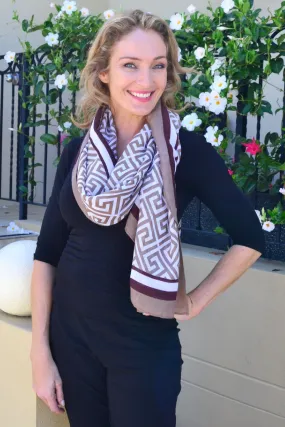 Brown Infinity Scarf