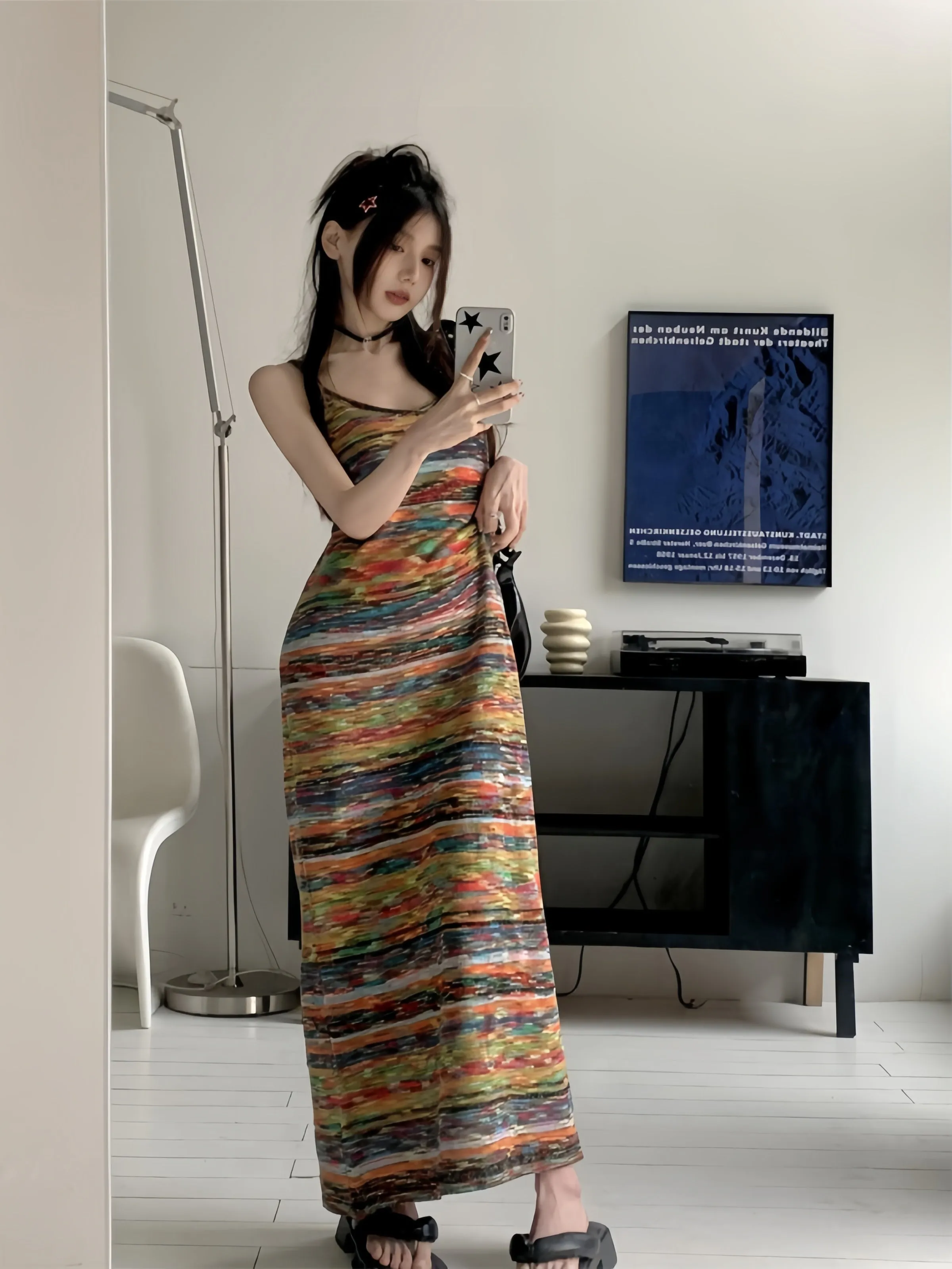 Brushstroke Beauty Maxi Dress