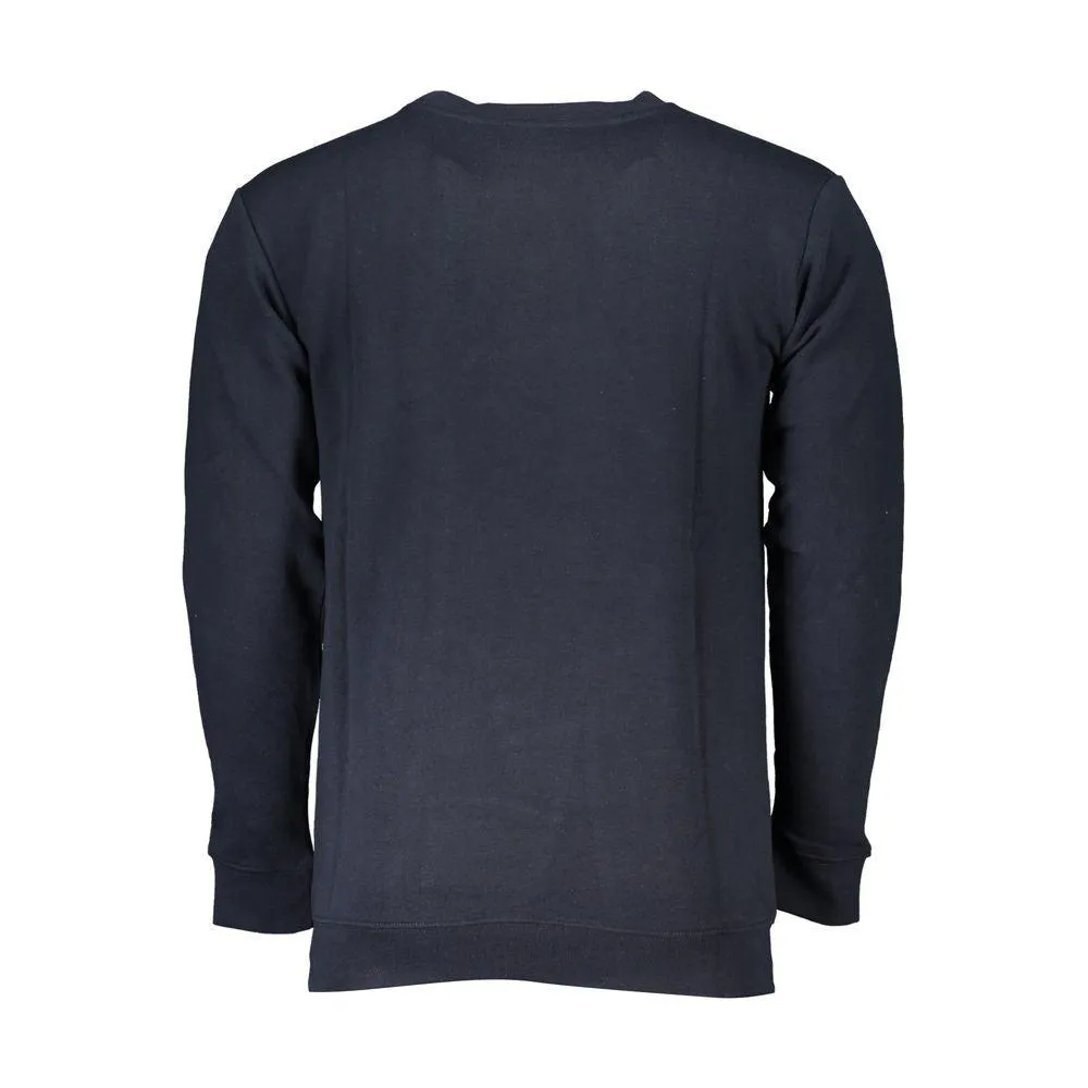 Cavalli Class Blue Cotton Sweater