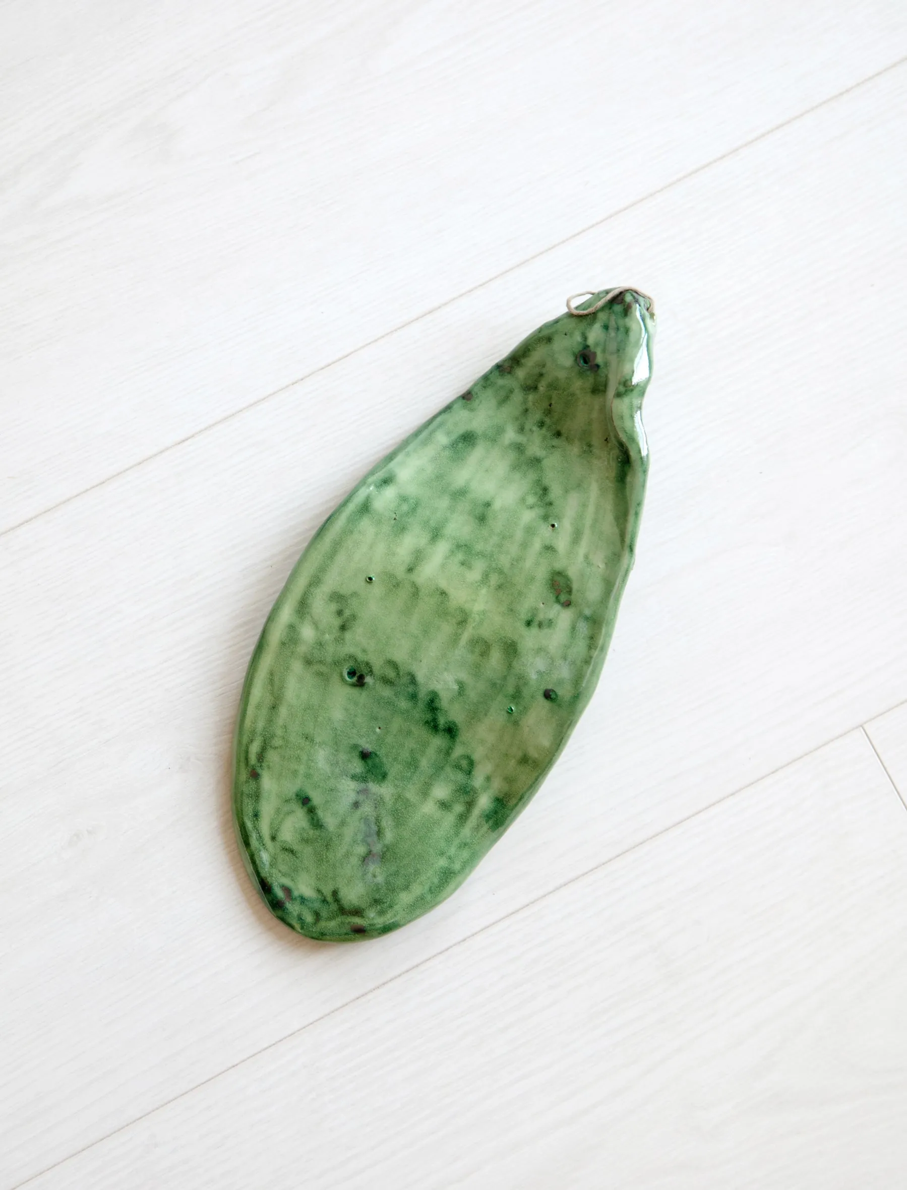 Ceramic Cactus Leaf