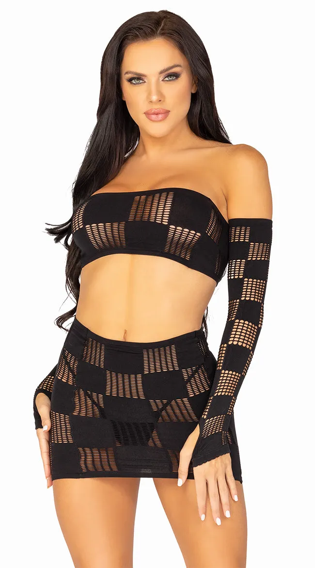 Checkerboard Hottie Dance Set