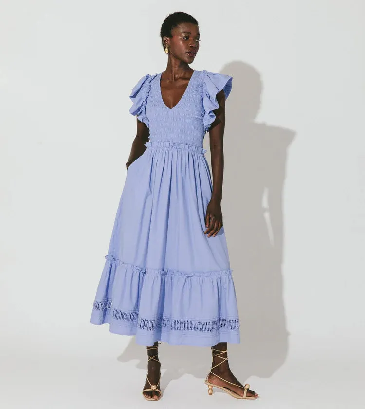 CLE Gladys Ankle Dress in Periwinkle