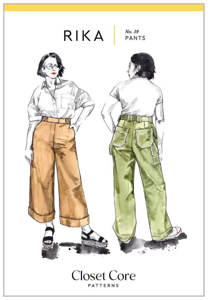 Closet Core Patterns - Rika Pants