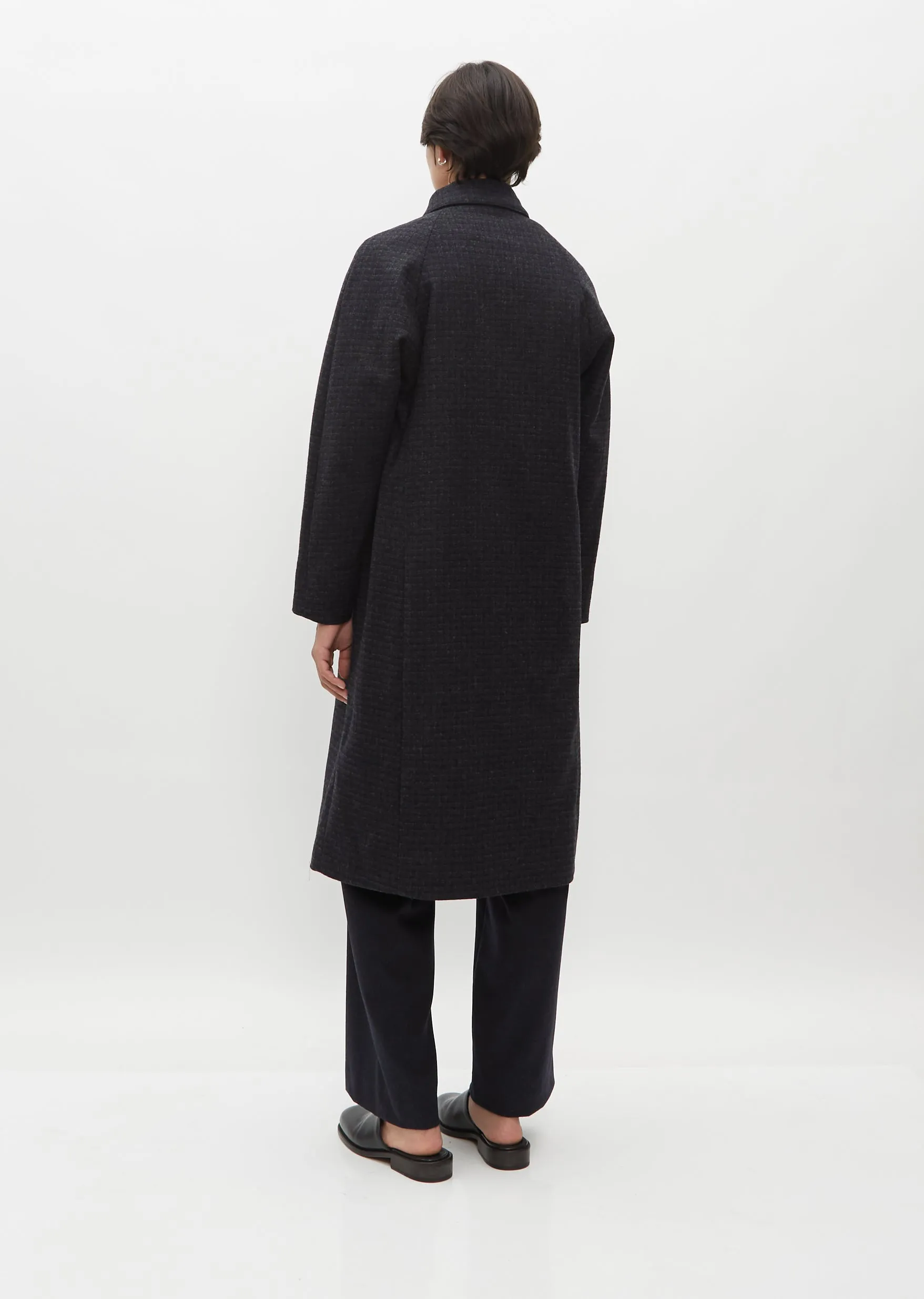 Collection Wool Grid Coat