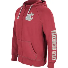 Colosseum Mens Full Zip Washington State  Hoodie