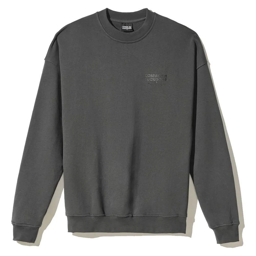 Comme Des Fuckdown Gray Cotton Sweater