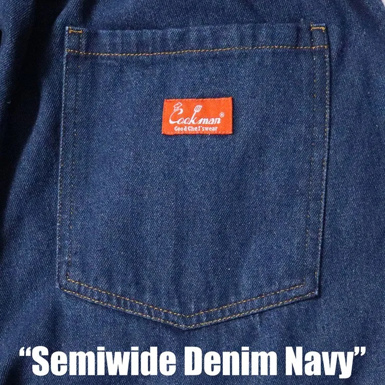 Cookman Chef Pants Semiwide- Denim : Navy