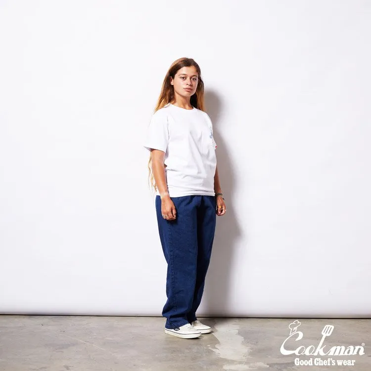 Cookman Chef Pants Semiwide- Denim : Navy