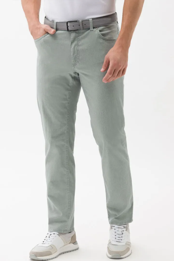 COOPER TRITONE FLEX TROUSER - MATCHA