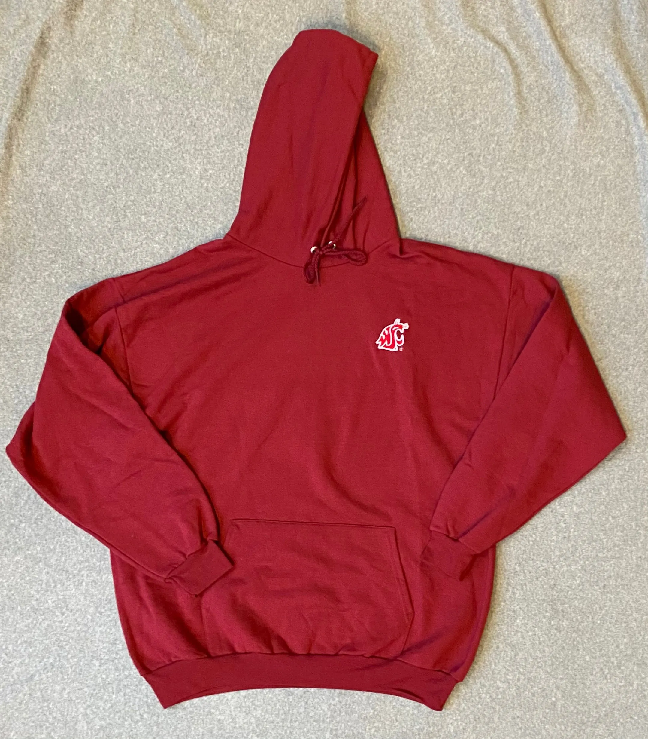 Crimson Embroidered Coug Hoodie