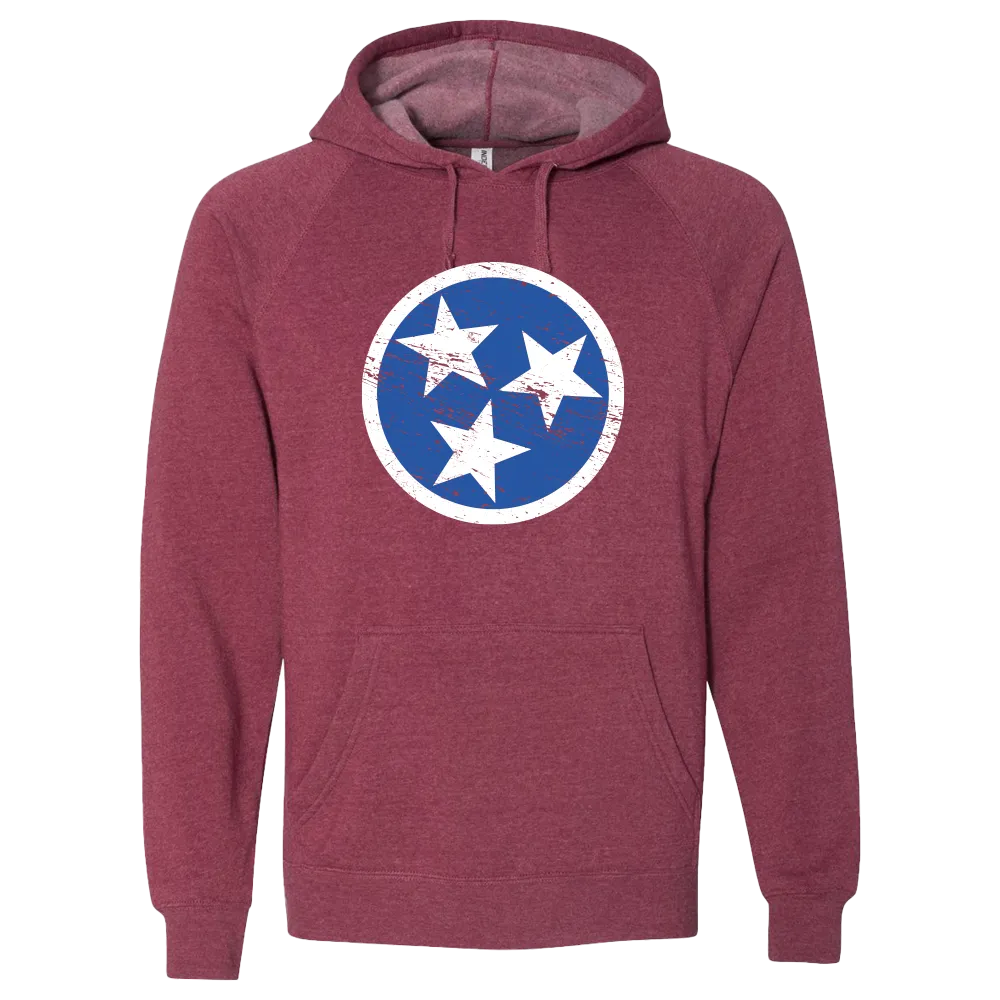 Crimson TN Flag Hoodie