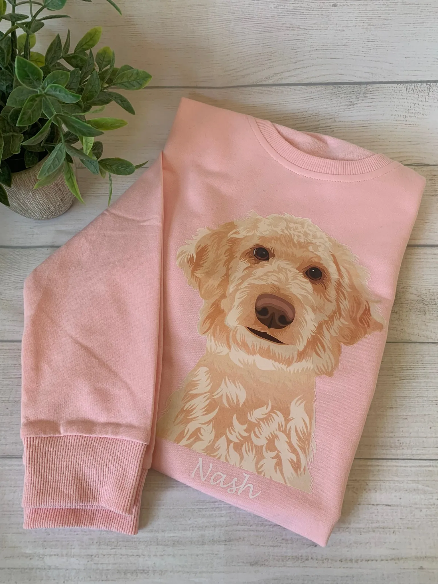 Custom Kid/Youth Dog Sweatshirt, Custom Dog Photo Portrait Sweatshirt | Personalized Dog Shirt, Custom Dog Mom Shirt, Dog Lovers Sweatshirt