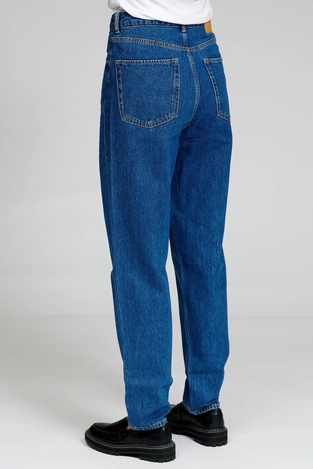 De Originale Performance Mom Jeans - Medium Blue Denim