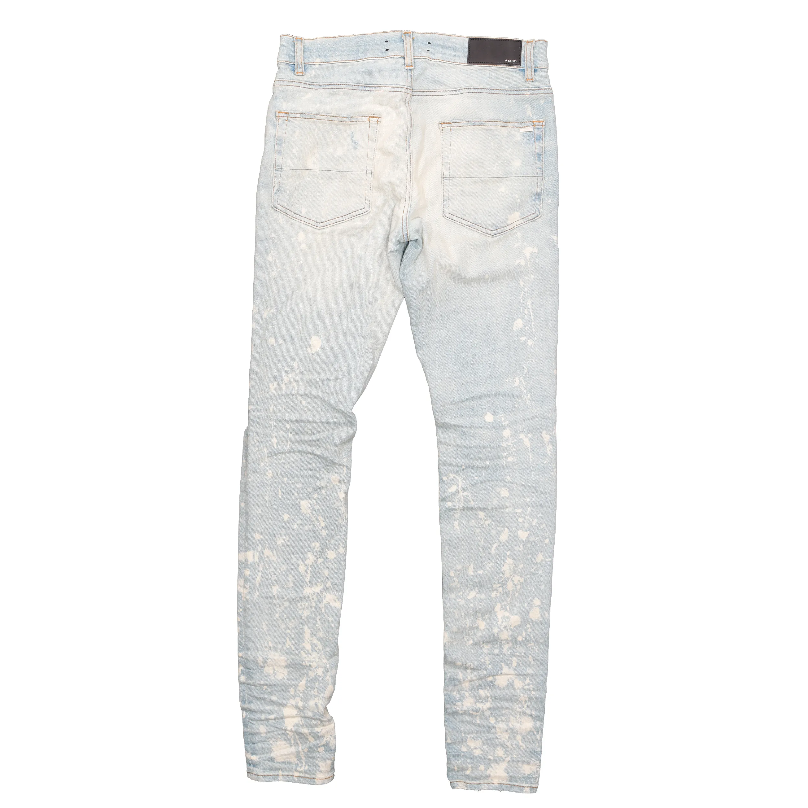 Distressed Bleach Denim