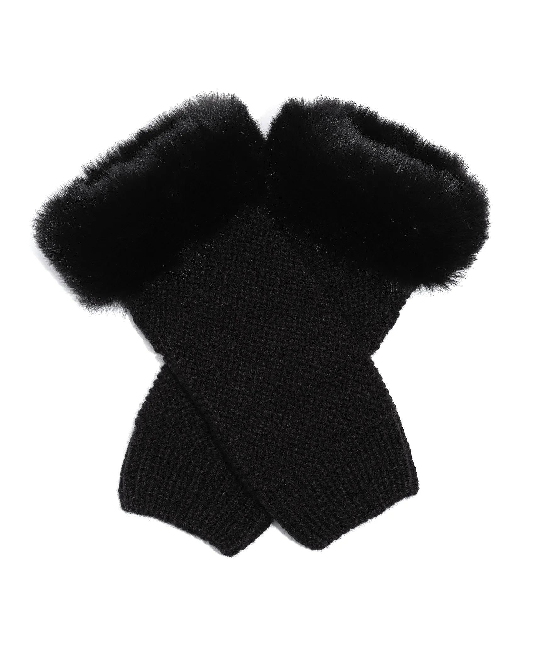 Dramatic Faux Fur Hand Warmers