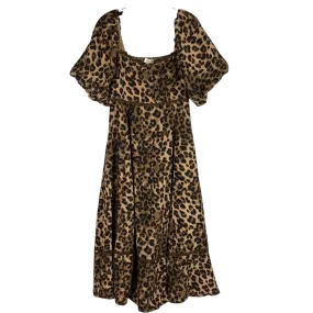 Dress Casual Maxi By Entro In Animal Print, Size: L