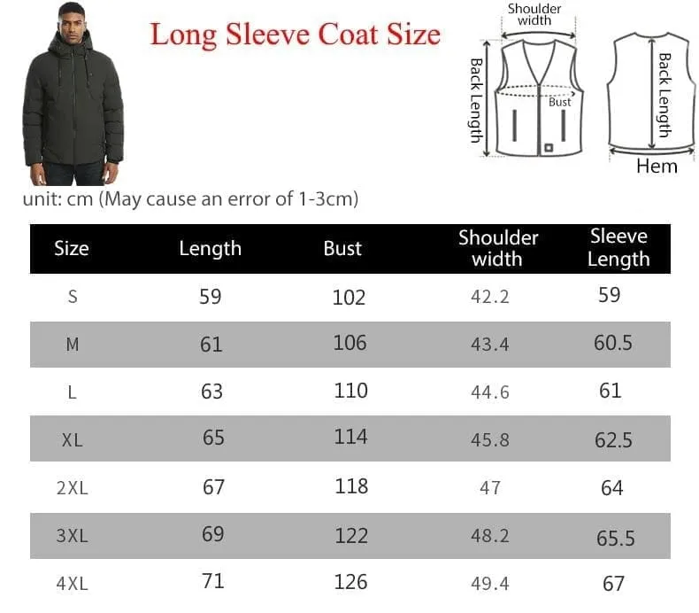 Electric Heated Jacket Vest Mens & Womens