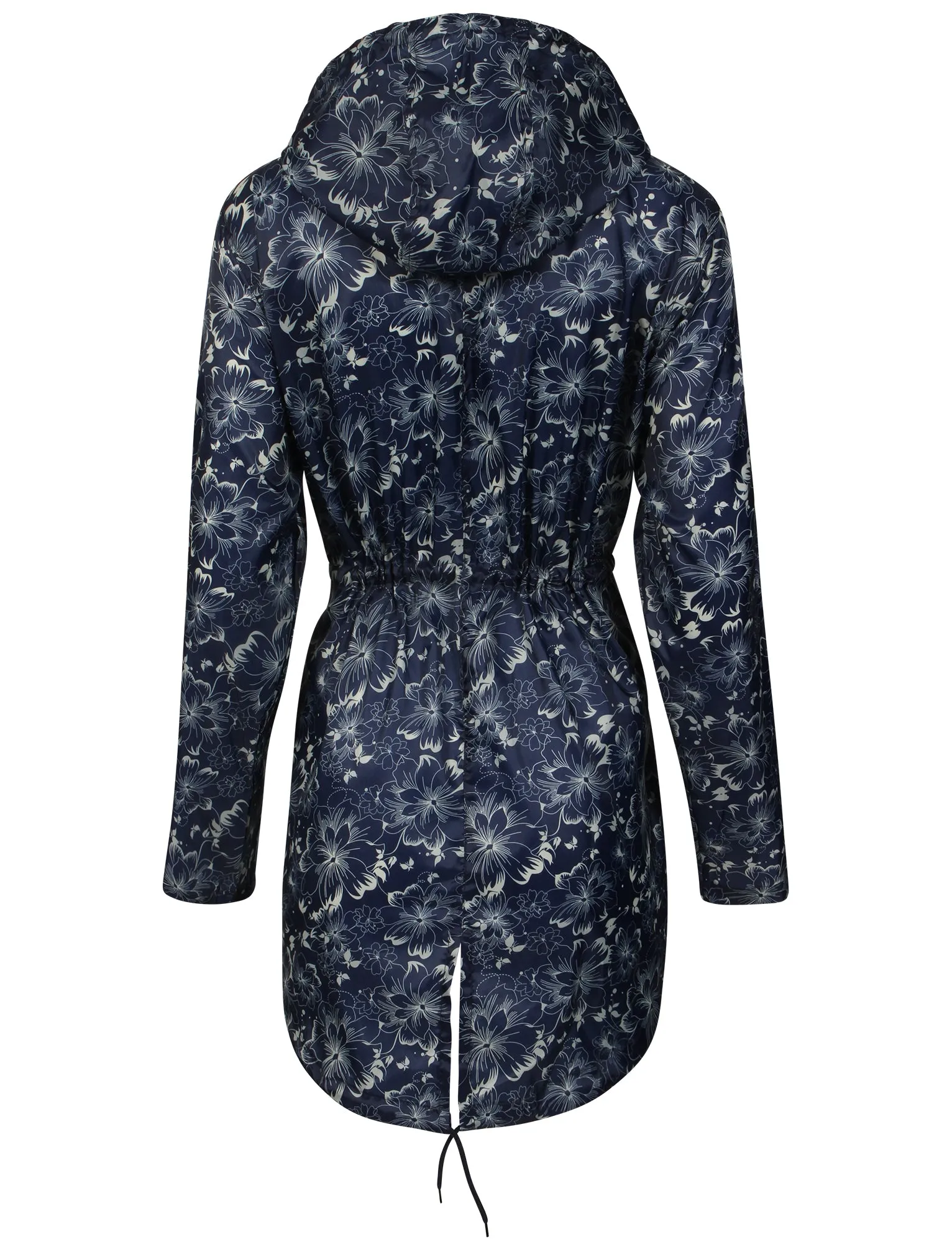 Ella Pac A Mac Lightweight Jacket in Floral Lines Print