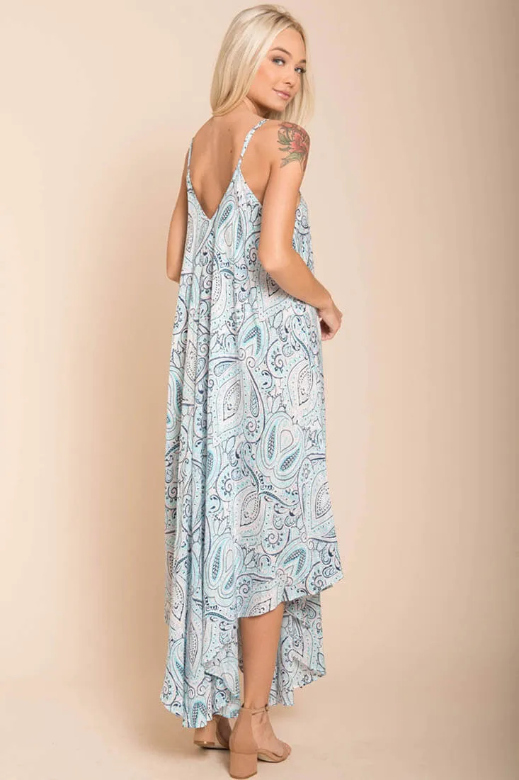 Elora Maxi Blue Maxi Dress