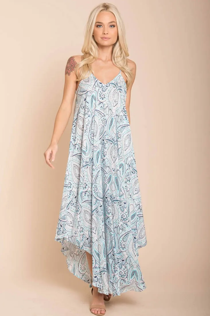 Elora Maxi Blue Maxi Dress