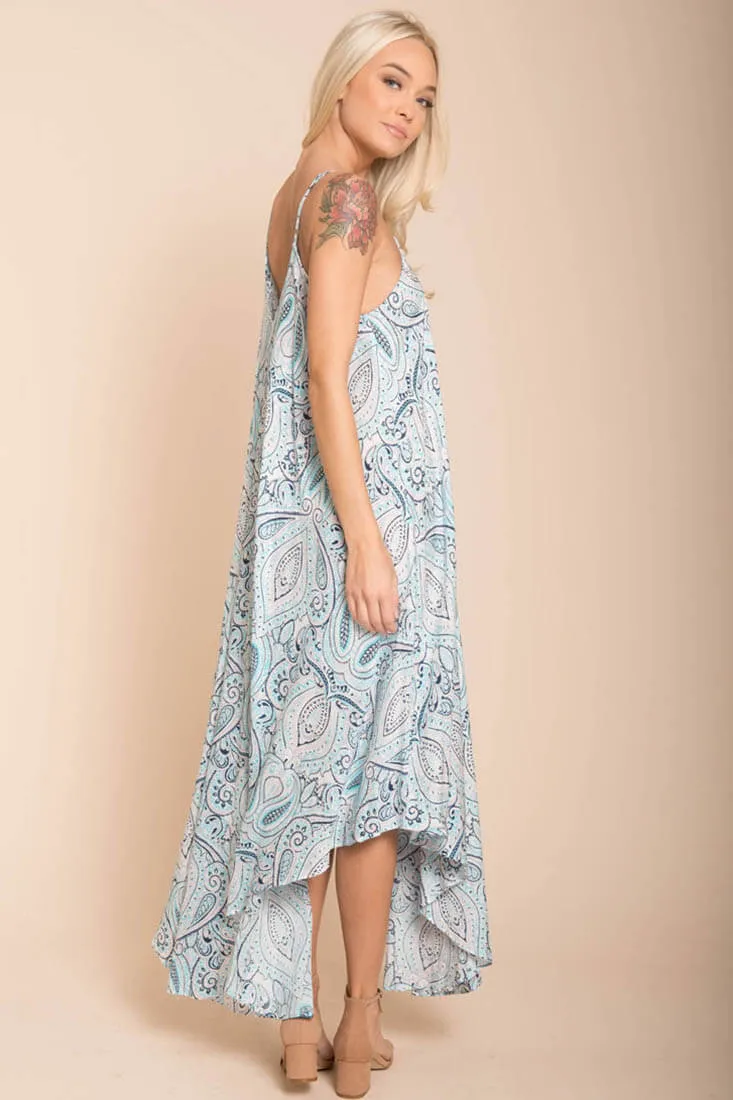 Elora Maxi Blue Maxi Dress