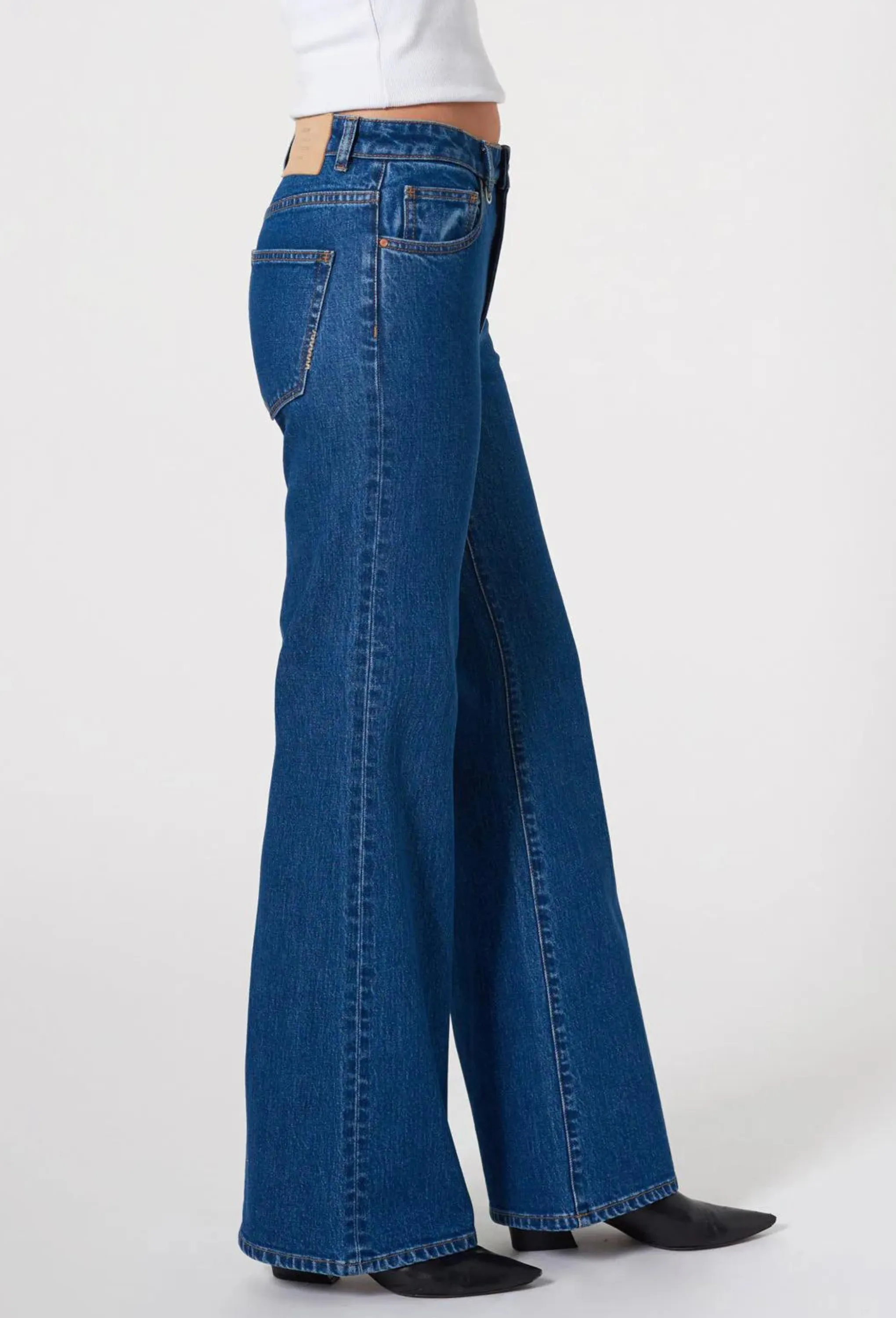 EVA WIDE JEANS (Royal Indigo)