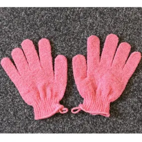 Exfoliating Gloves - Pink