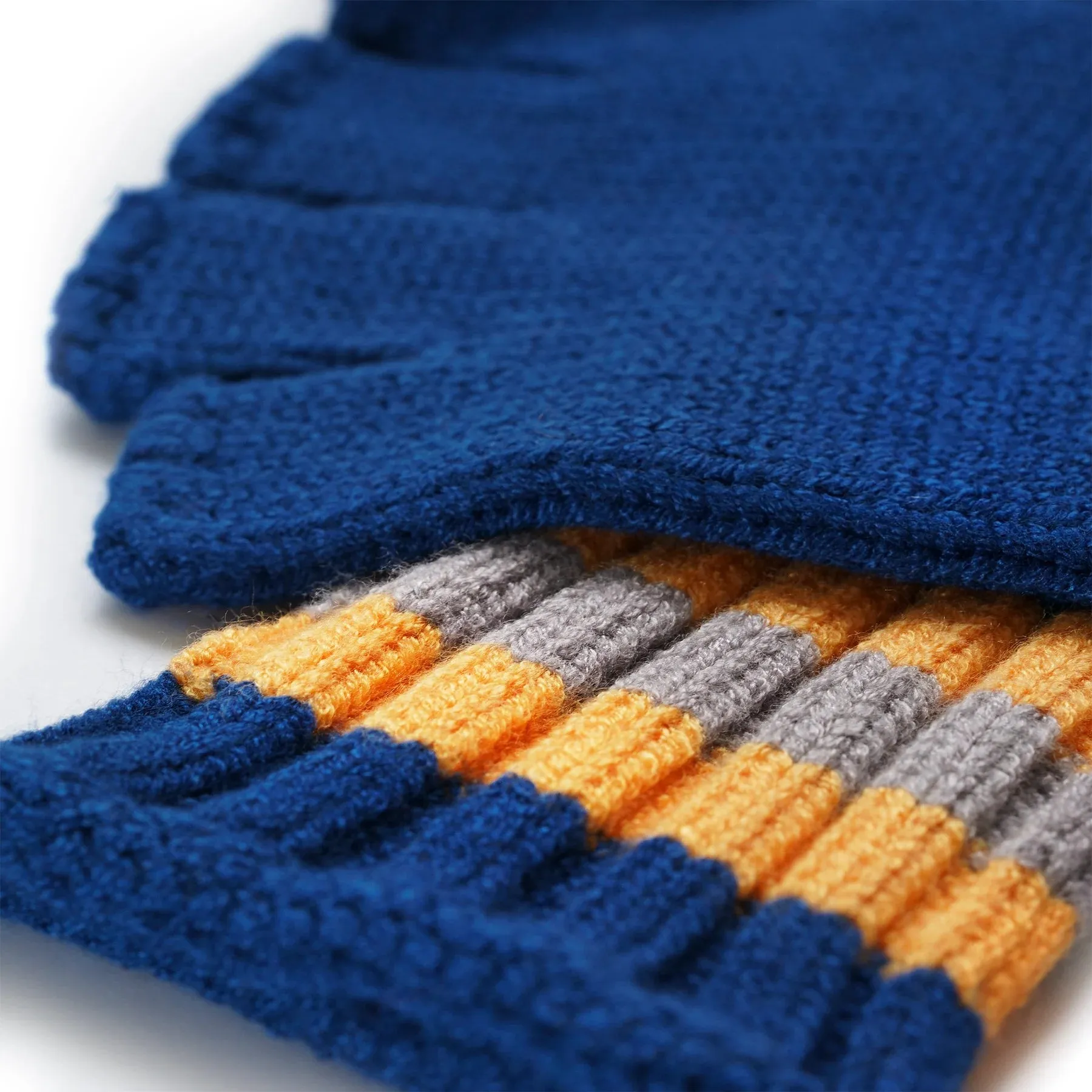 Fingerless Gloves - Primrose Galactic Blue and Yellow