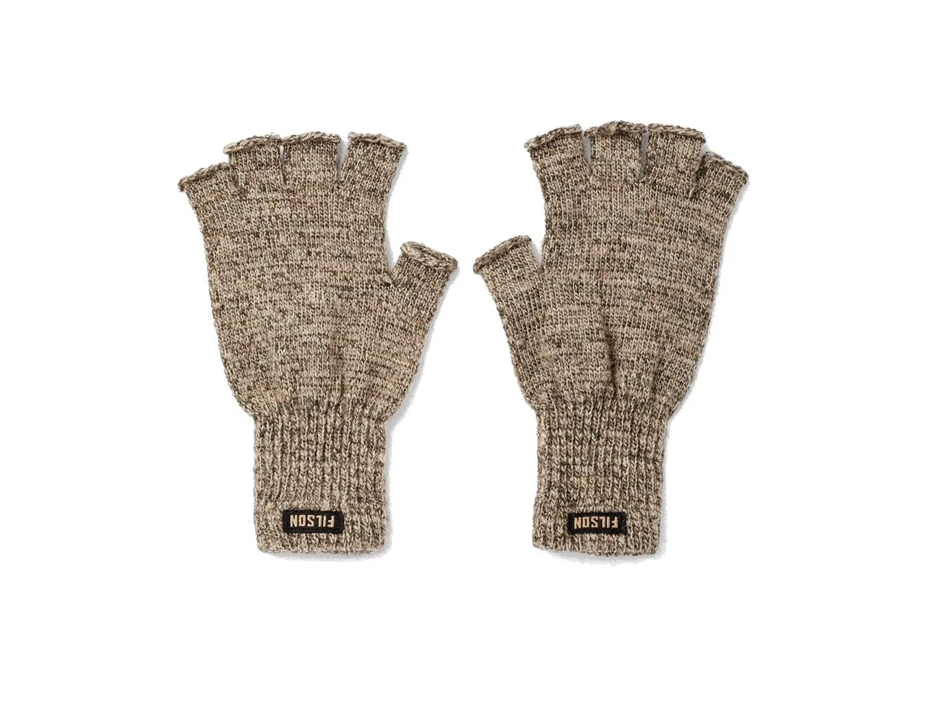 Fingerless Knit Gloves Root Heather