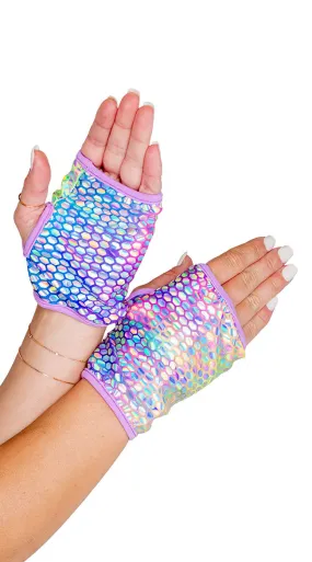 Fingerless Rave Gloves