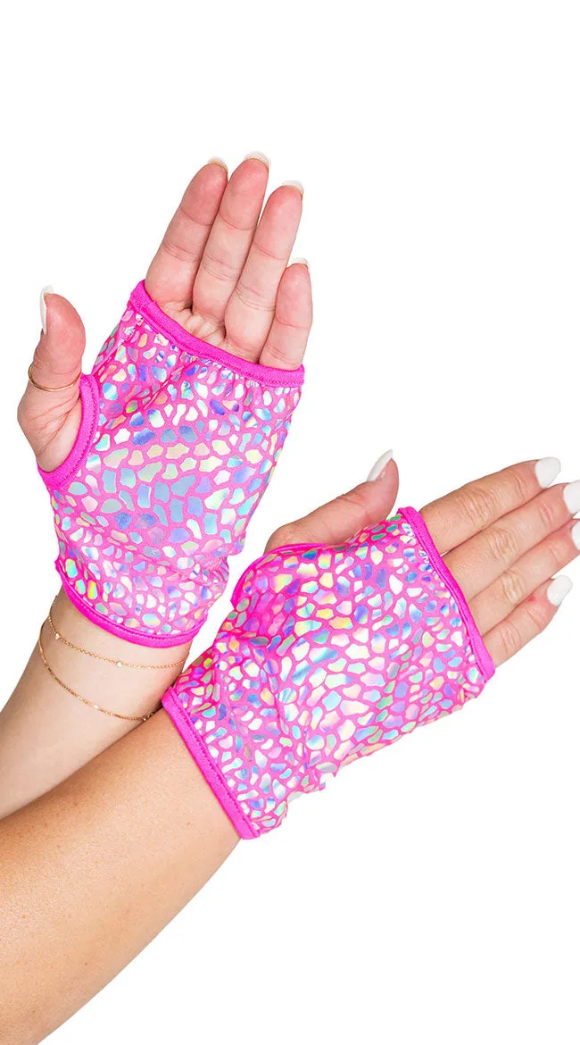 Fingerless Rave Gloves