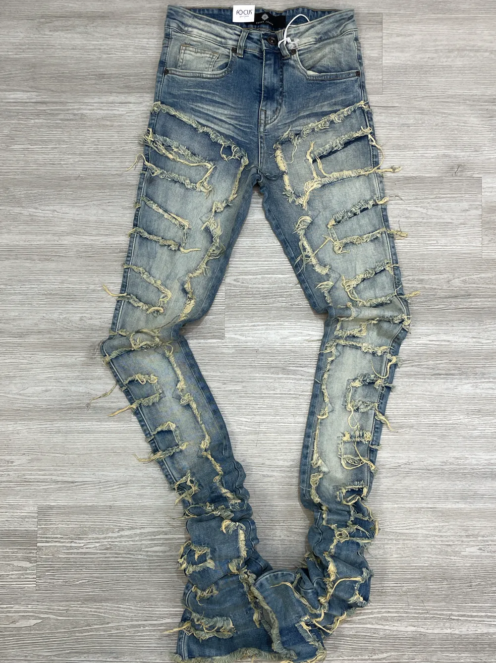 Focus- superstacked denim jeans (vintage)