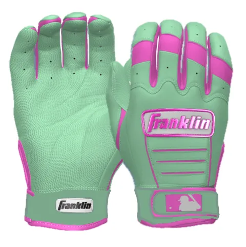 Franklin Youth CFX Pro Custom Batting Gloves Mint/Pink